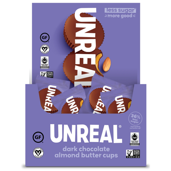 PACK OF 10 UNREAL Dark Chocolate Almond Butter Cups