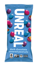 Load image into Gallery viewer, PACK OF 12 Unreal Dark Chocolate Peanut Gems (Mini Bags)
