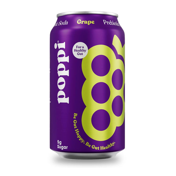 Grape Poppi Prebiotic Soda