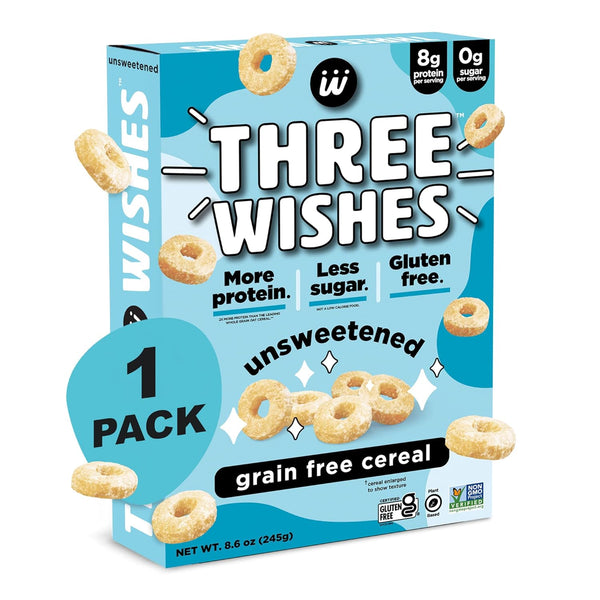 Unsweetened Three Wishes Grain Free Cereal