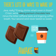 Load image into Gallery viewer, Awake Caffeinated Dark Chocolate Bites (Pack of 6)
