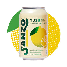 Load image into Gallery viewer, PACK OF 6 Yuzu with Ginger Sparkling Water by Sanzo
