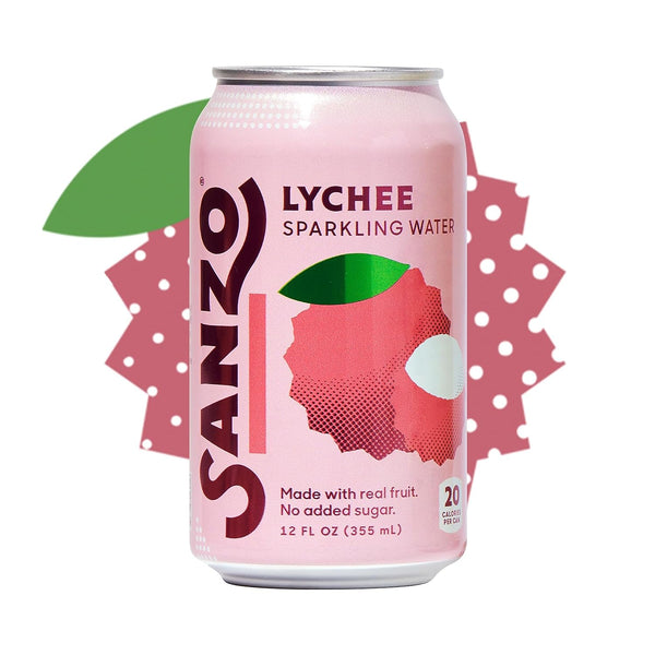 Lychee Sparkling Water by Sanzo