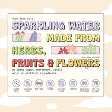 Load image into Gallery viewer, PACK OF 6 Aura Bora Peppermint Watermelon Sparkling Water
