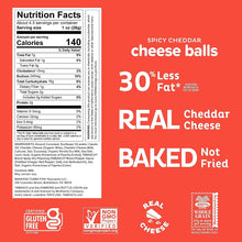 Load image into Gallery viewer, Pipcorn Cheddar Tabasco Spicy Cheddar Cheese Balls
