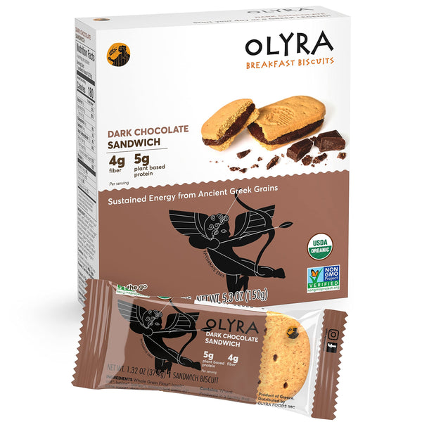 Olyra Dark Chocolate Breakfast Biscuit Sandwich