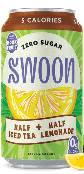 PACK OF 6 Swoon Half Iced Tea Half Lemonade Zero Sugar