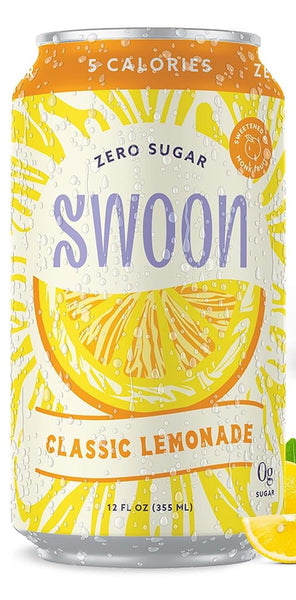 PACK OF 6 Swoon Classic Lemonade Zero Sugar