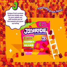 Load image into Gallery viewer, PACK OF 8 Fruity Gummy Bears by Joyride Sweets
