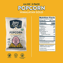 Load image into Gallery viewer, Organic Himalayan Gold (Vegan Butter) Popcorn by Lesser Evil (Best By 9th June 2024)
