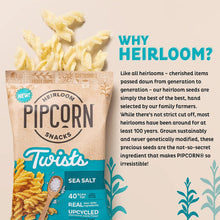 Load image into Gallery viewer, Pipcorn Sea Salt Twists (Best By 22nd October 2023)
