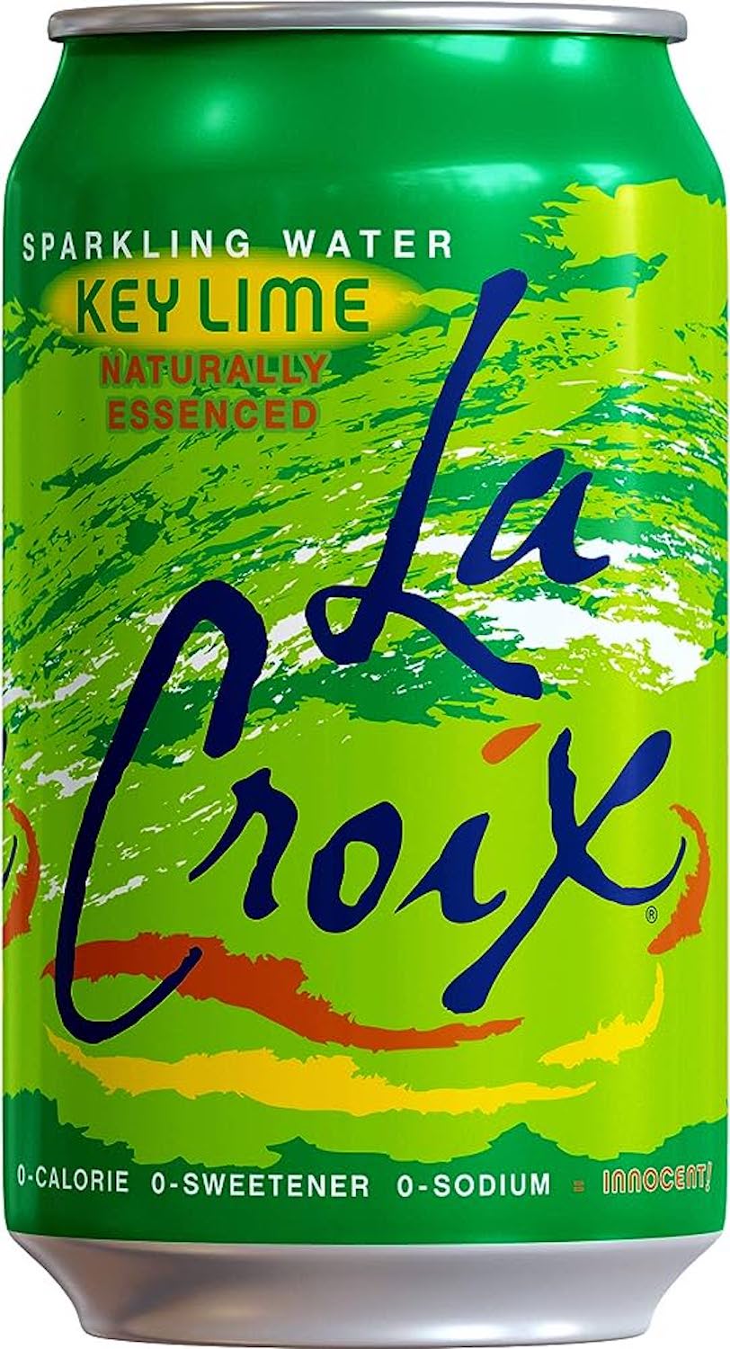 PACK OF 8 La Croix Sparkling Water Key Lime