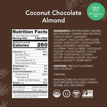 Load image into Gallery viewer, Aloha Coconut Chocolate Almond Organic Vegan Protein Bar
