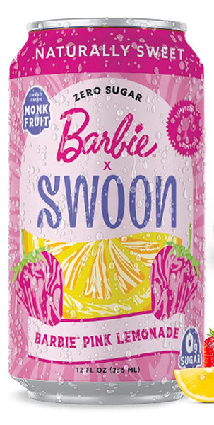 PACK OF 6 Swoon X Barbie Pink Lemonade Zero Sugar