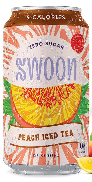 PACK OF 6 Swoon Peach Iced Tea Zero Sugar