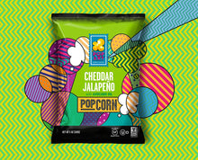 Load image into Gallery viewer, White Cheddar Jalapeno Popcorn by Pop Art Snacks
