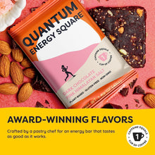 Load image into Gallery viewer, Quantum Dark Chocolate Himalayan Pink Salt Energy Square
