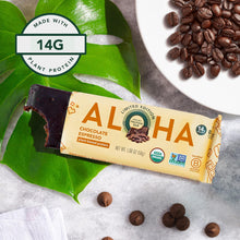 Load image into Gallery viewer, Aloha Chocolate Espresso Organic Vegan Protein Bar

