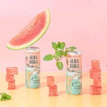 Load image into Gallery viewer, PACK OF 6 Aura Bora Peppermint Watermelon Sparkling Water
