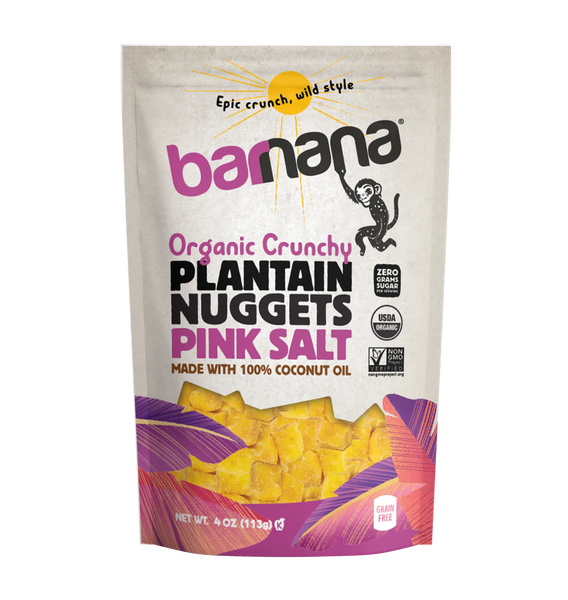 Himalayan Pink Salt Organic Plantain Nuggets by Barnana (Best By 24th May 2024)
