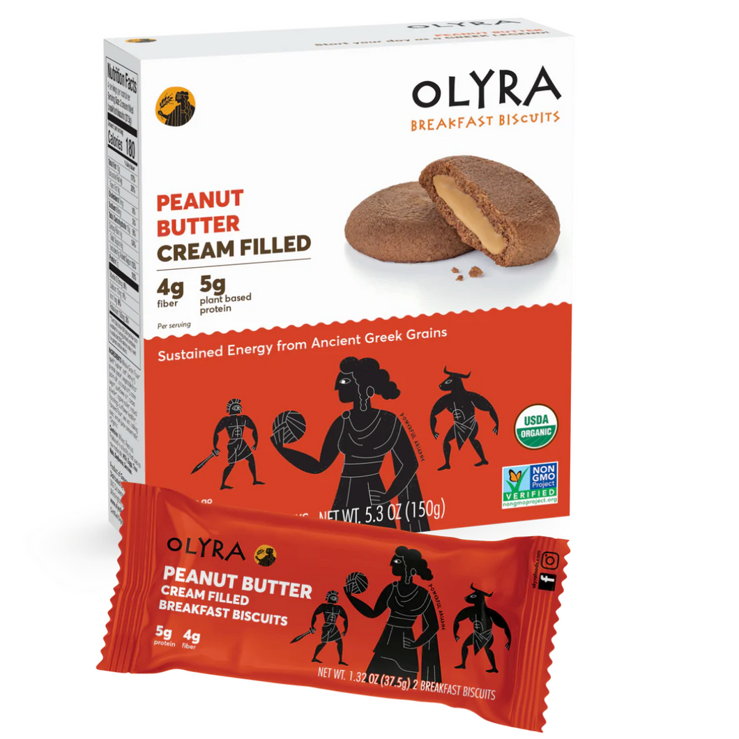 Olyra Peanut Butter Filled Breakfast Biscuit