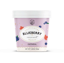 Load image into Gallery viewer, Mylk Labs Cultivated Blueberry and Vermont Maple Instant Oatmeal
