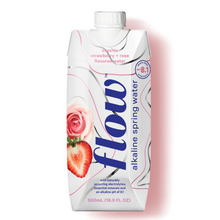 Load image into Gallery viewer, Flow Strawberry + Rose Alkaline Spring Water (500ml)
