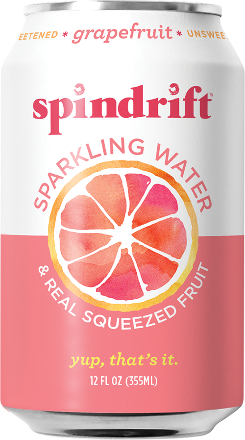 PACK OF 8 Spindrift Grapefruit Sparkling Water