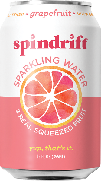 PACK OF 8 Spindrift Grapefruit Sparkling Water