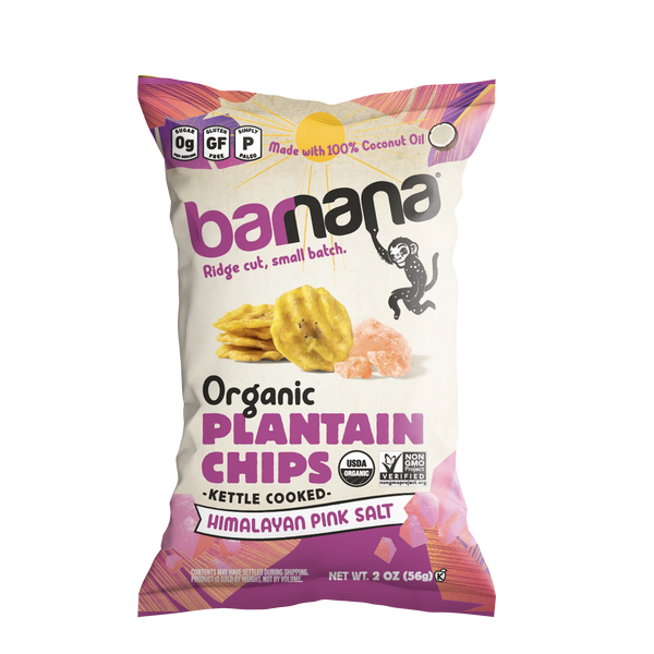 Barnana Organic Plantain Chips with Himalayan Pink Salt