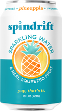 Load image into Gallery viewer, Spindrift Pineapple Sparkling Water

