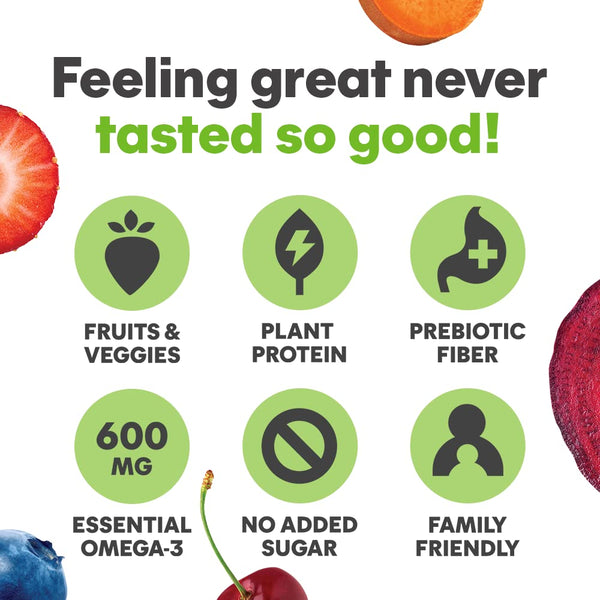 Noka Blueberry Beet, Superfood Smoothie + Prebiotic Fiber