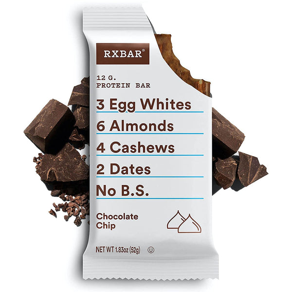 PACK OF 12 RX Bar Chocolate Chip