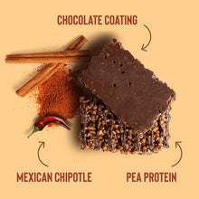 Load image into Gallery viewer, PACK OF 15 Mezcla Mexican Hot Chocolate Vegan Protein Bar
