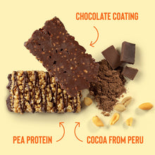 Load image into Gallery viewer, PACK OF 15 Mezcla Peruvian Cocoa Peanut Butter Vegan Protein Bar
