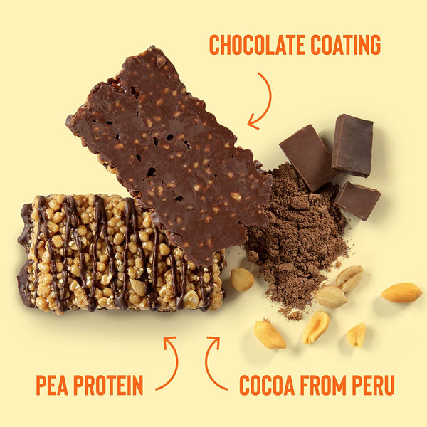 PACK OF 15 Mezcla Peruvian Cocoa Peanut Butter Vegan Protein Bar