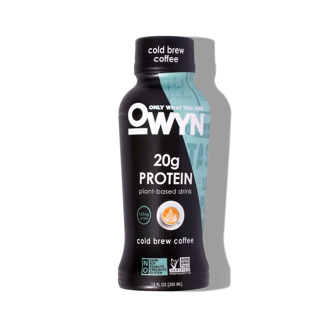 PACK OF 8 OWYN Plant Based Protein Shake Cold Brew Coffee