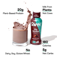 Load image into Gallery viewer, OWYN Plant Based Protein Shake Dark Chocolate (355ml)
