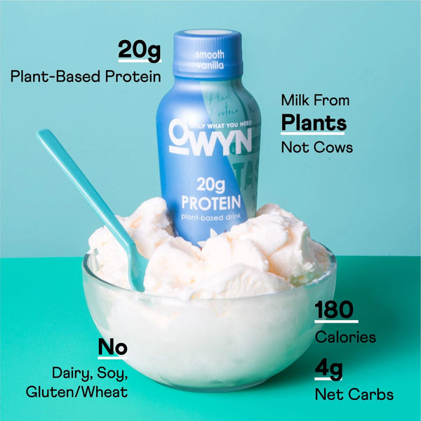 OWYN Plant Based Protein Shake Smooth Vanilla (355ml)