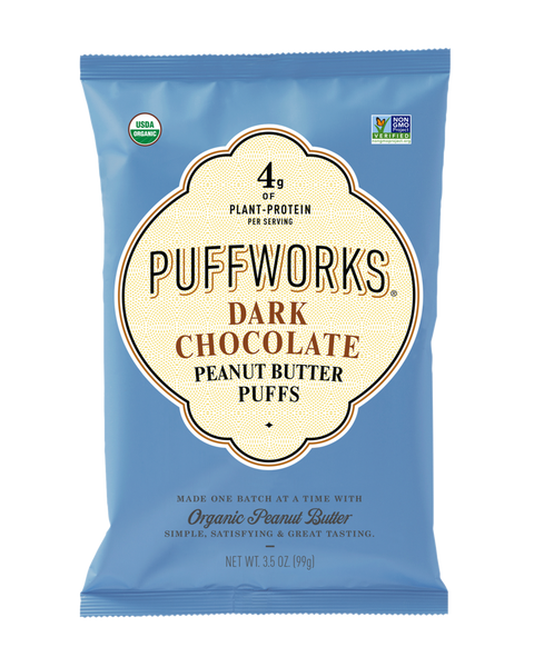Puffworks Dark Chocolate Peanut Butter Puffs
