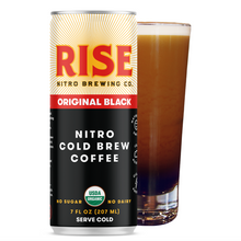 Load image into Gallery viewer, Rise Brewing Co. Original Black Nitro Cold Brew Coffee
