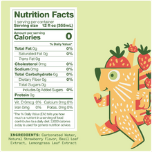 Load image into Gallery viewer, Basil Berry Herbal Sparkling Water by Aura Bora
