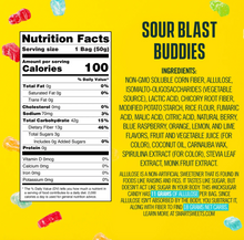 Load image into Gallery viewer, PACK OF 12 Smartsweets Sour Blast Buddies
