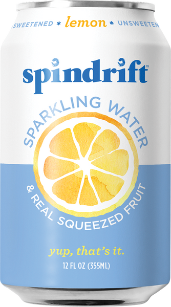 Spindrift Lemon Sparkling Water (Best By 24 June 2023)