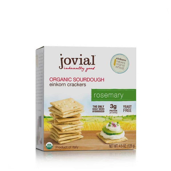 Organic Einkorn Sourdough Rosemary Crackers by Jovial