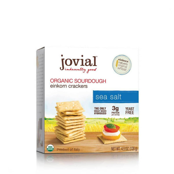 Organic Einkorn Sourdough Sea Salt Crackers by Jovial